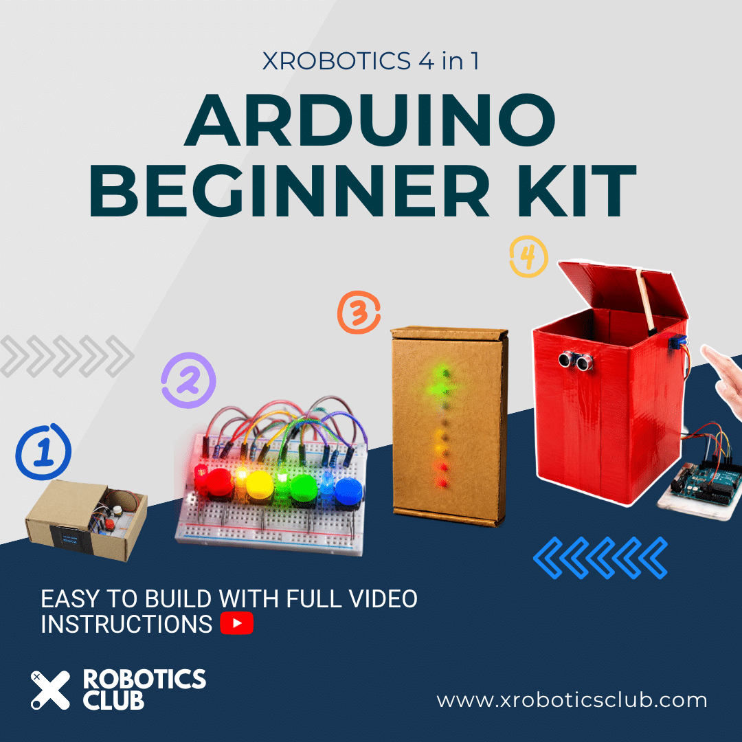 XRobotics Arduino Beginner Kit 4 in 1